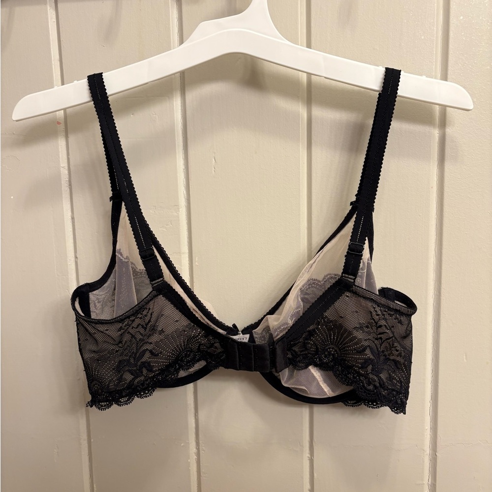 Victorias Secret Vintage Tan & Nude Plunge Bra 36DD - Picture 8 of 8
